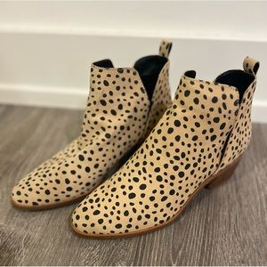 Dolce Vita Leopard Booties 7.5 *Never Worn*